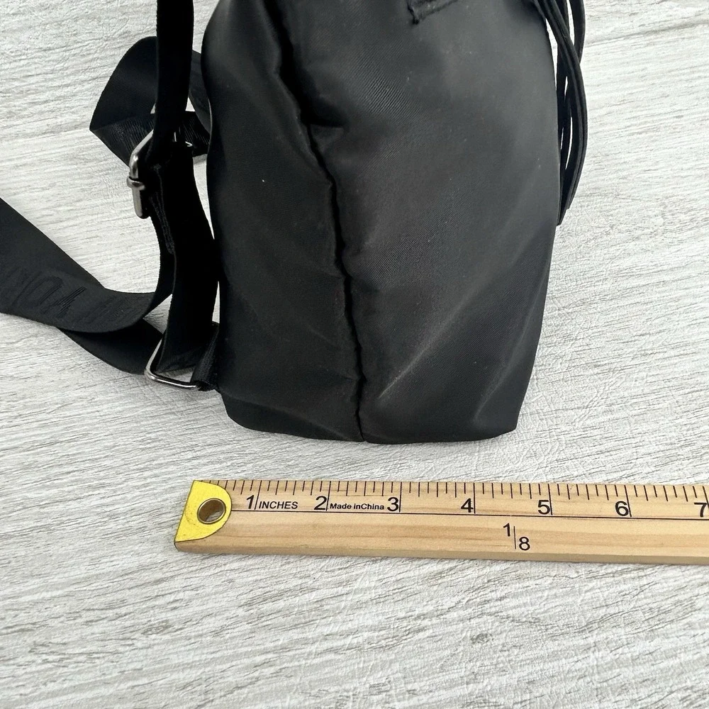Botkier New York Black Nylon Backpack Zip Pockets Tassel Adjustable Straps